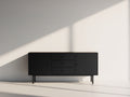 Mobile ingresso - Legno - 180x40x75 cm - Nero - Stile moderno