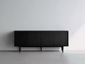 Mobile ingresso - Legno - 200x40x75 cm - Nero - Stile moderno