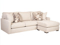 Divano angolare - Tessuto - Legno - 280x180x85 cm - Beige - Design moderno